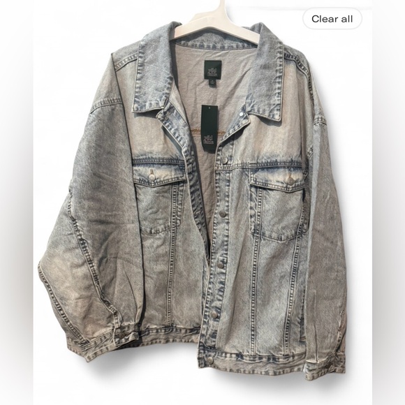 wild fable Jackets & Blazers - Size 3X Wild Fable Medium Wash Denim Jacket